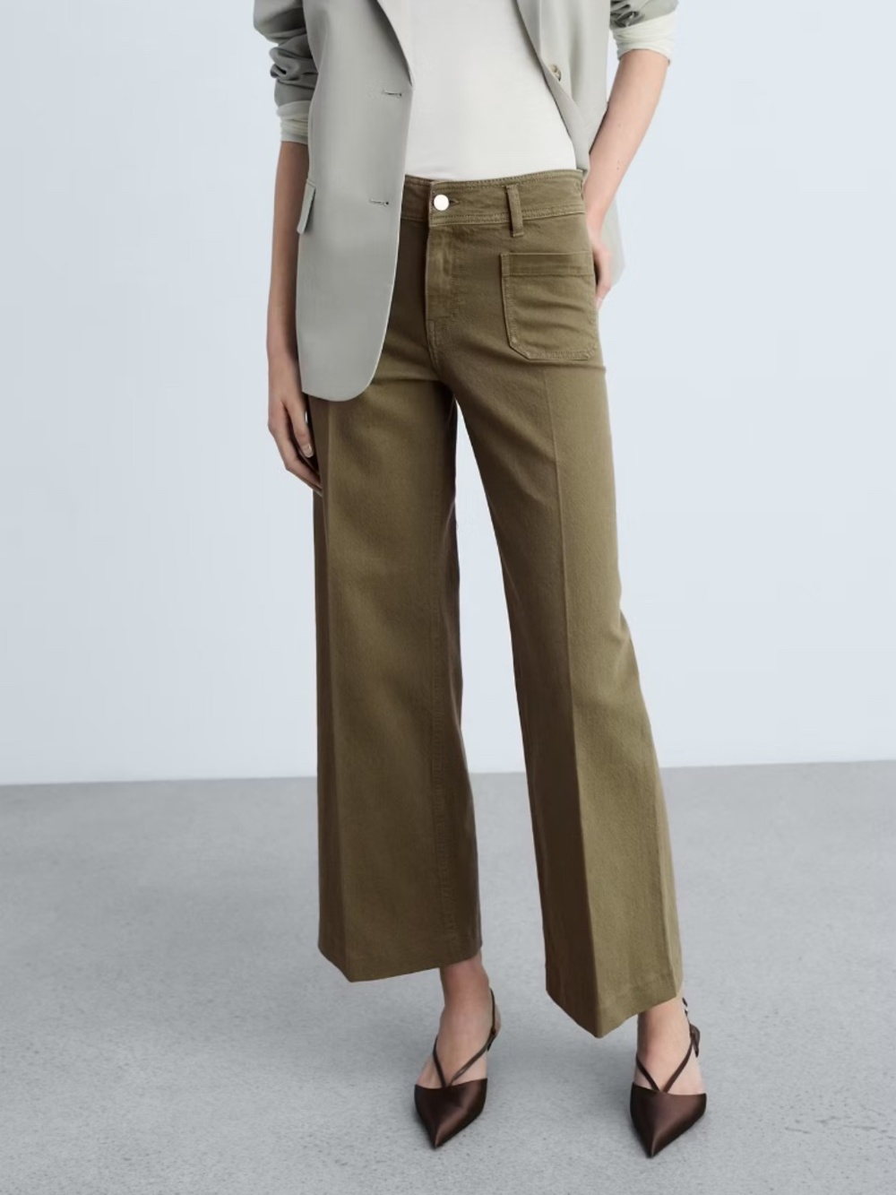 Mango | Wide leg jeans with pockets